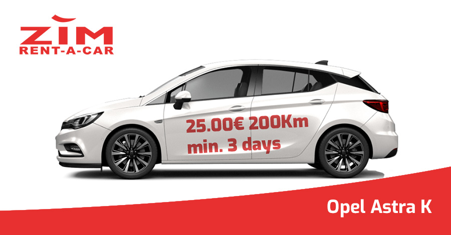 ZIM astra 25 eur rent a car Beograd